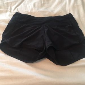 Lululemon Speed Shorts 2.5” Black